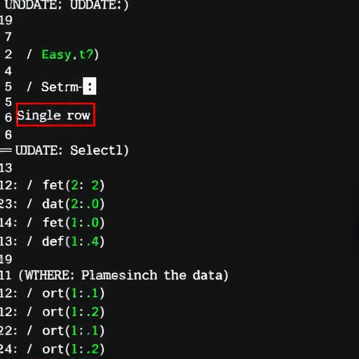 SQL语句中UPDATE的三种用法